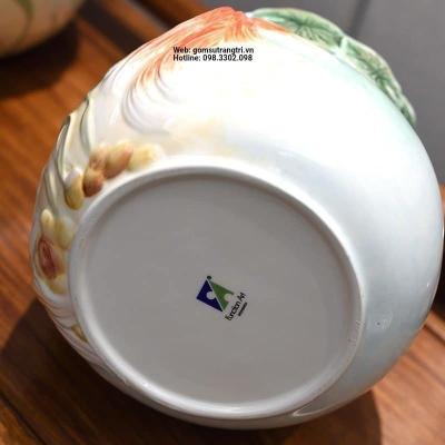 HŨ CÁ SỨ ĐỰNG BÁNH KẸO